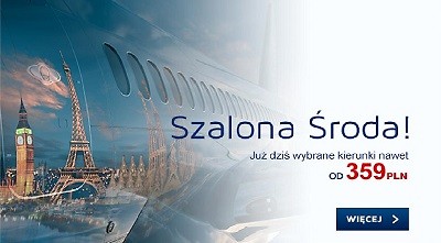 Tylko dziś środa okazji z LOT-em!  				 / Promocje